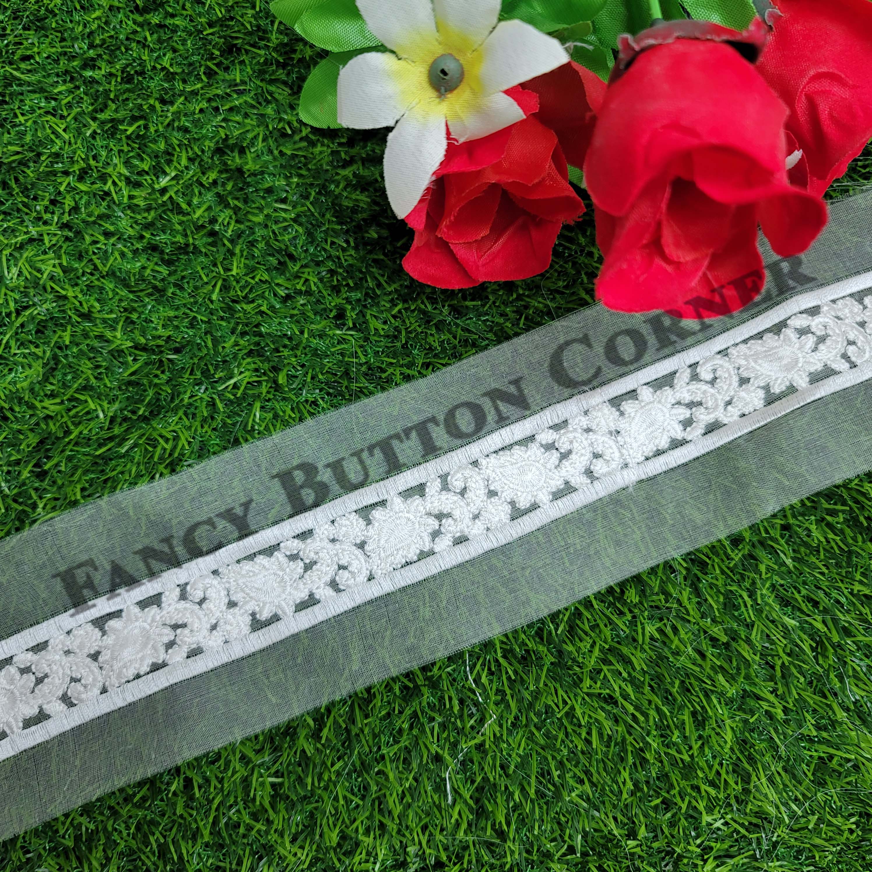 BD00108 - Pure Organza Border