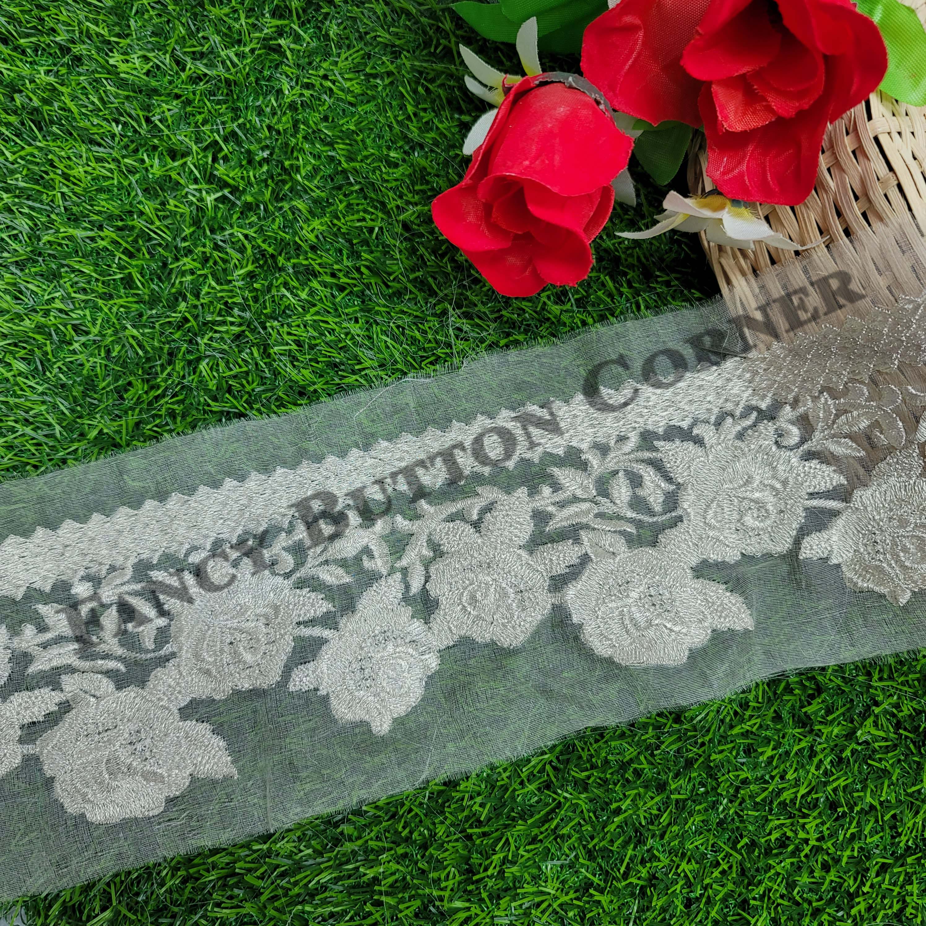 BD00024 - Pure Organza Border