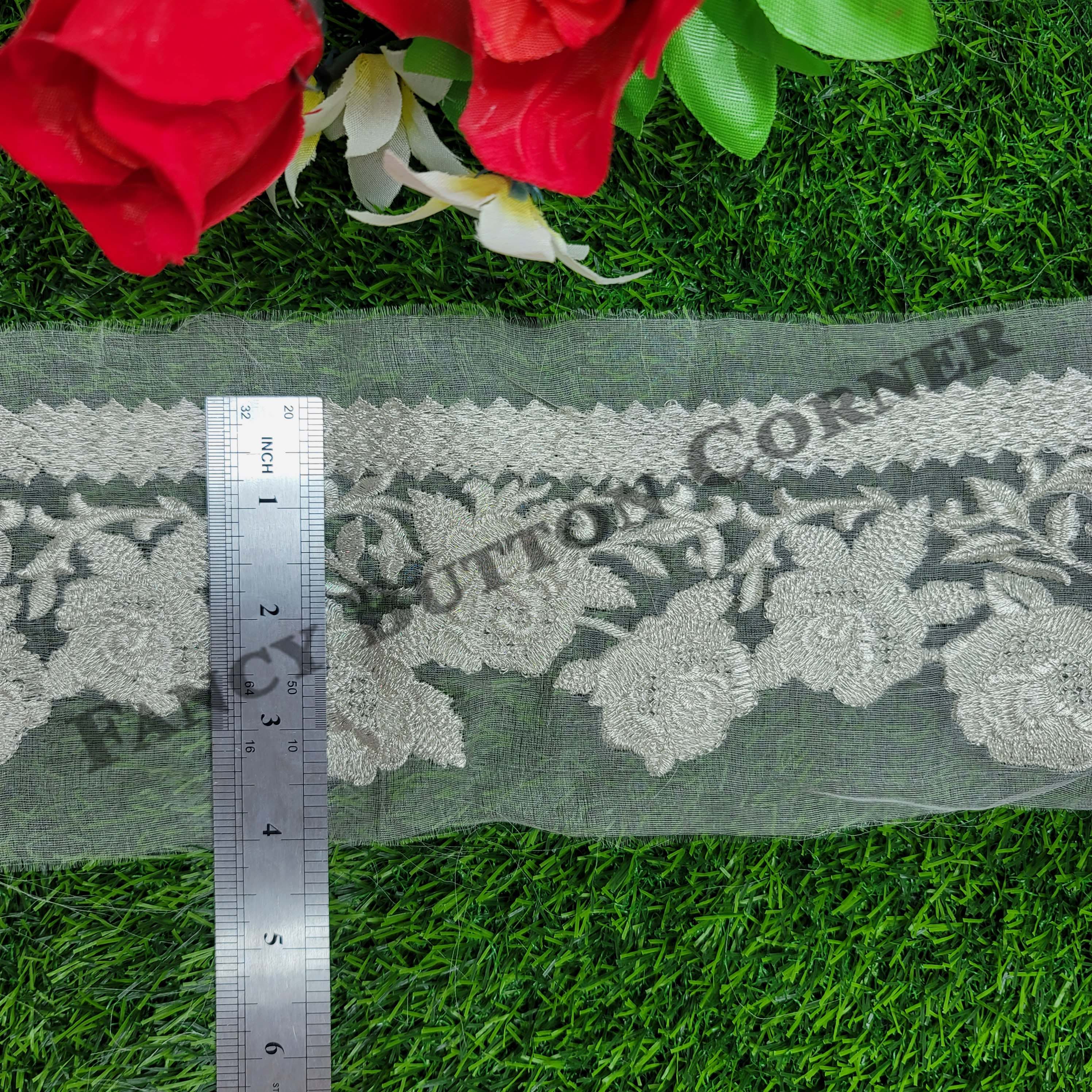 BD00024 - Pure Organza Border