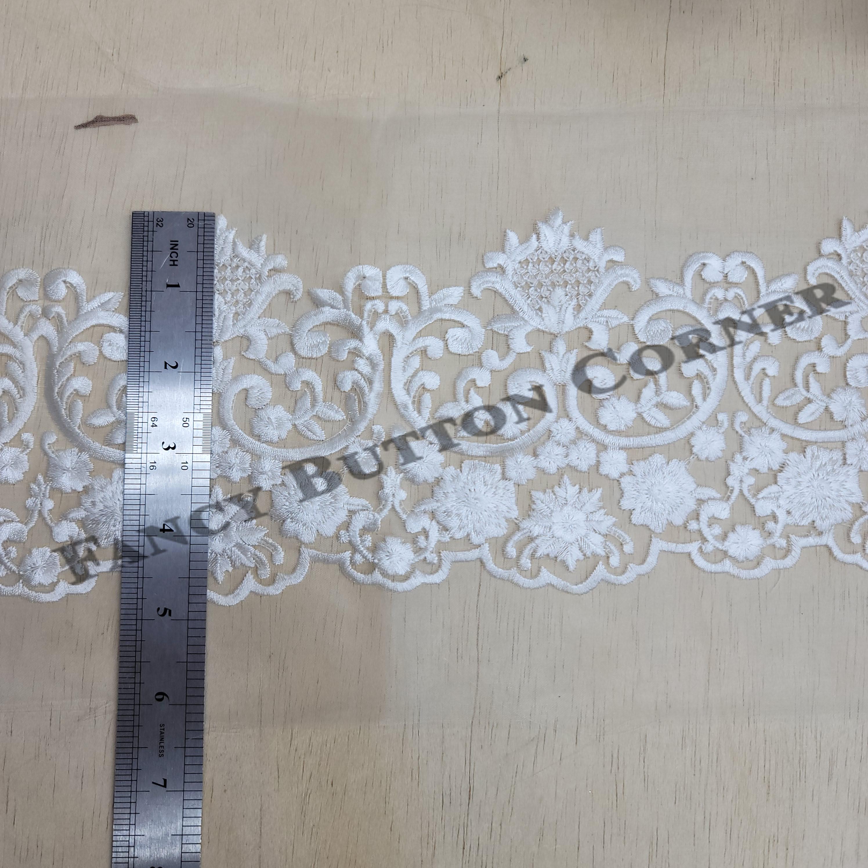 BD00144 - Pure Organza Border