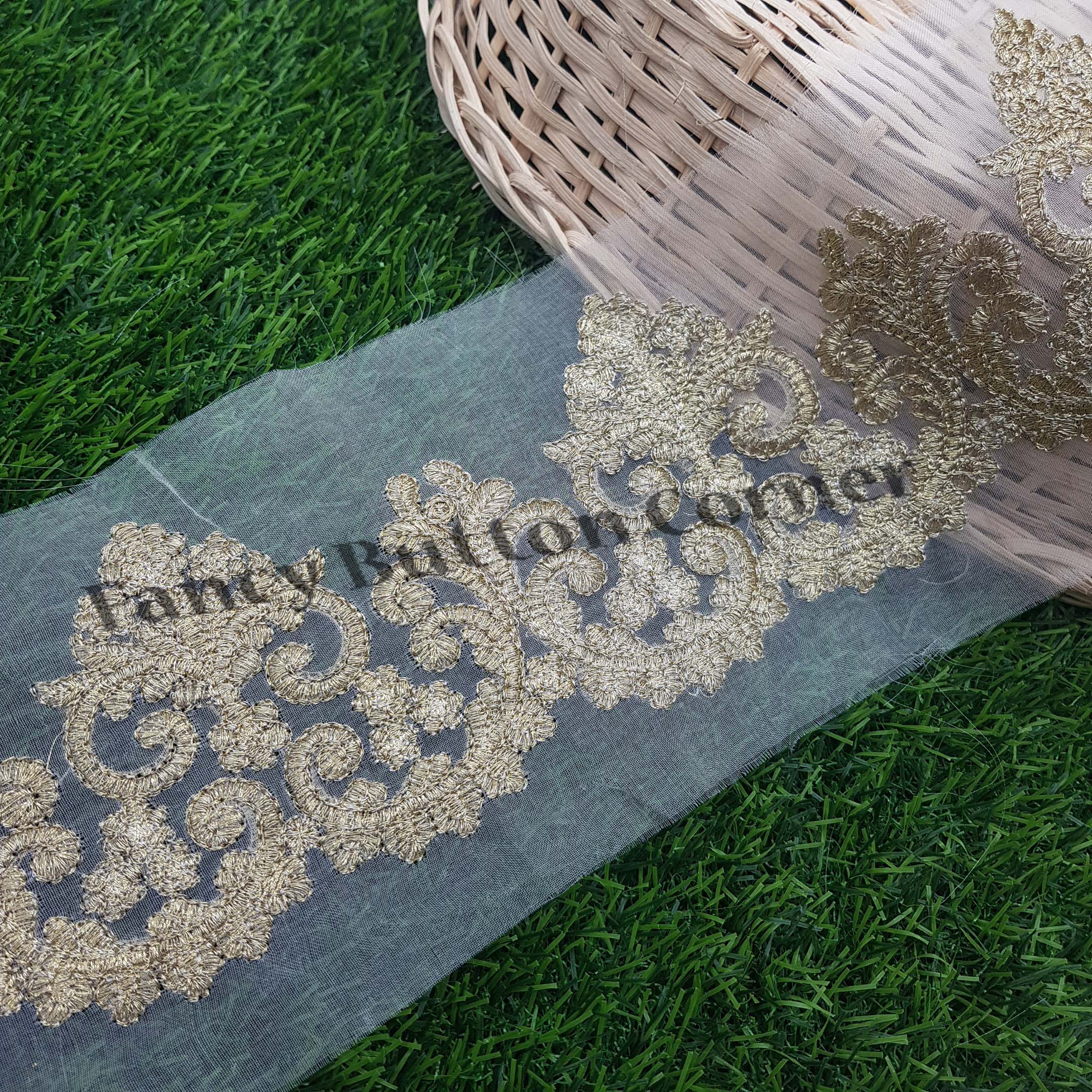 BD00208 - Pure Organza Border