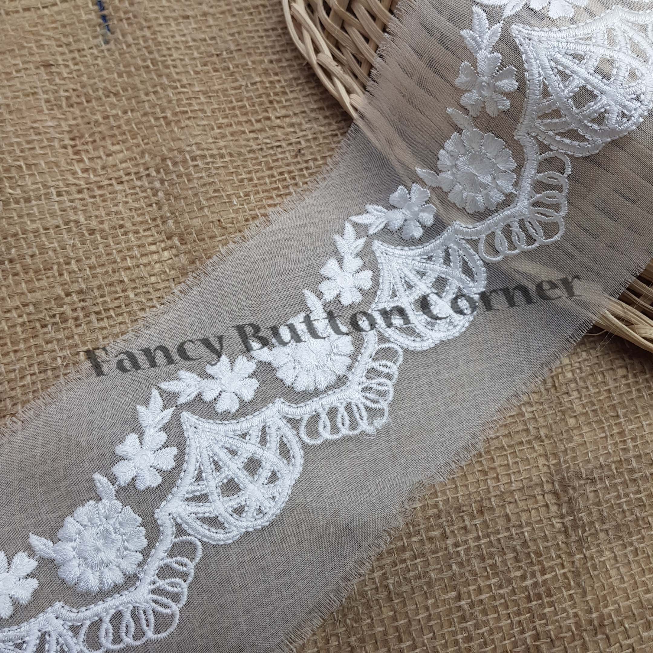 BD00222 - Pure Organza Border