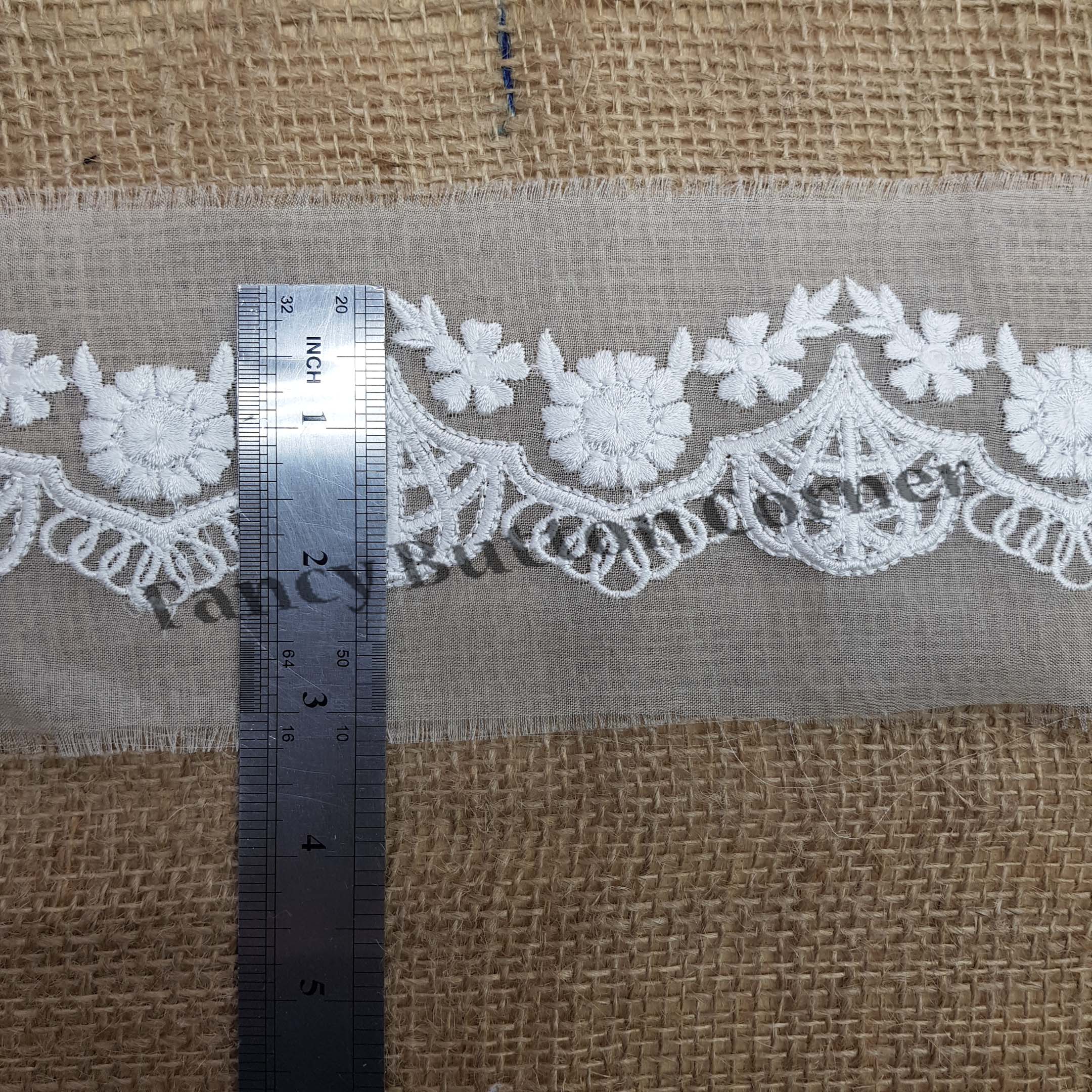 BD00222 - Pure Organza Border