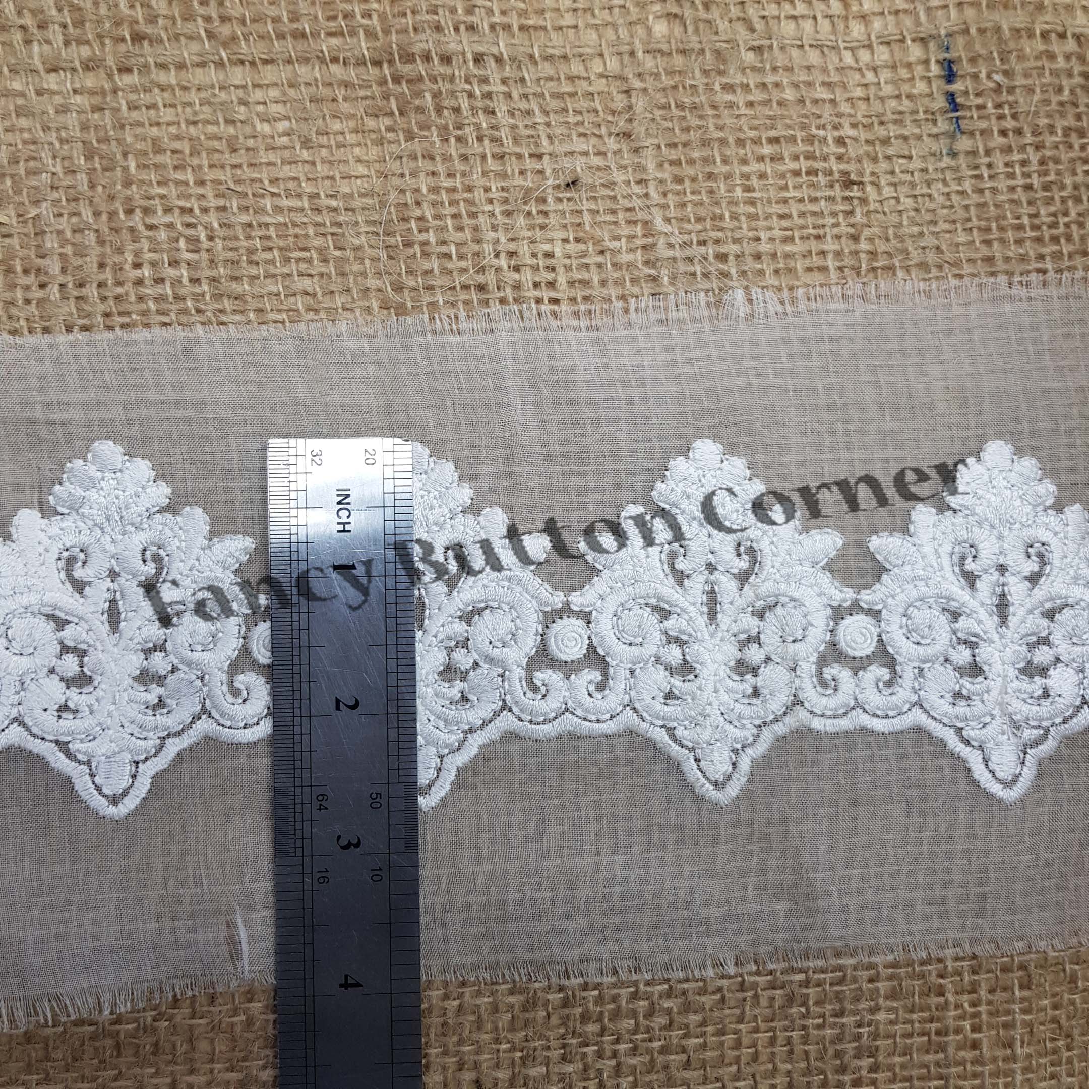 BD00203 - Pure Organza Border