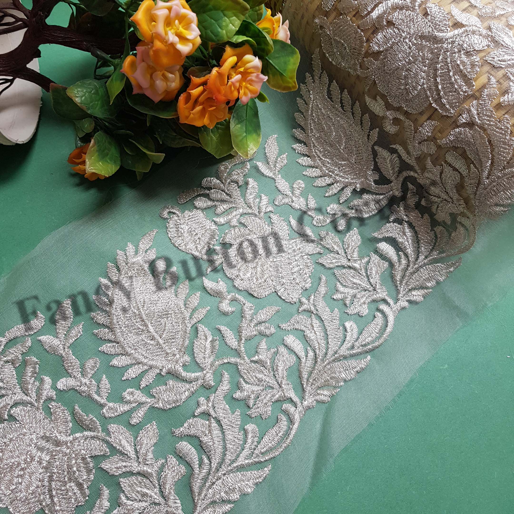 BD00253 - Pure Organza Border